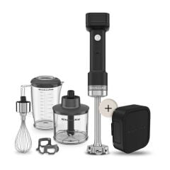 KitchenAid Go Kablosuz Serisi El Blenderı Aksesuarlı Bataryalı(5KHBRV75BM)