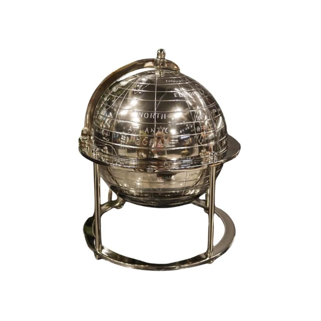 Mikasa Moor Gümüş Kaplama Dünya Küre