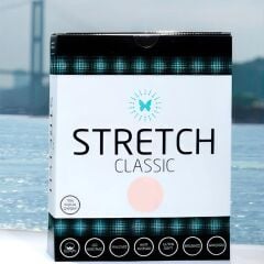 Stretch Çift Kişilik Lastikli Çarşaf Somon