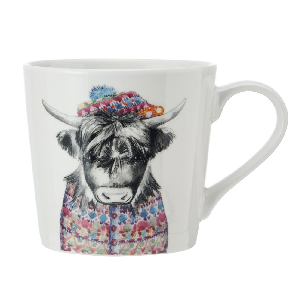 Mikasa Tipperleyhill Fine China Boğa Desenli Kupa 380ml