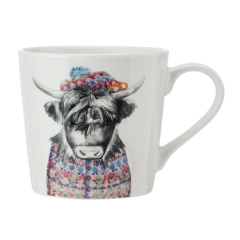 Mikasa Tipperleyhill Fine China Boğa Desenli Kupa 380ml