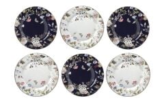 Lucky Art Fleurısse Bone  27Cm 6Lı Tabak Seti