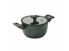 Sambonet Çift Saplı Derin Tencere 20 Cm Tıtan Pro Green