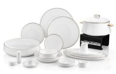 Koleksiyon Sufi Gold 132 Parça Yemek Takımı