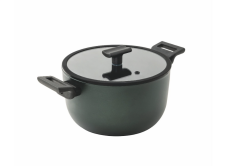 Sambonet Çift Saplı Derin Tencere 24 Cm Tıtan Pro Green