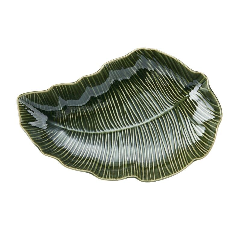 Mikasa MKJDDISHLEAF Jardin Stoneware Servis Tabağı 30cm Yaprak