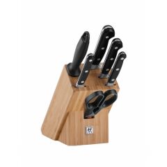 Zwilling 361310020 Gourmet 7 Parça Makaslı Bambu Blok Bıçak Seti