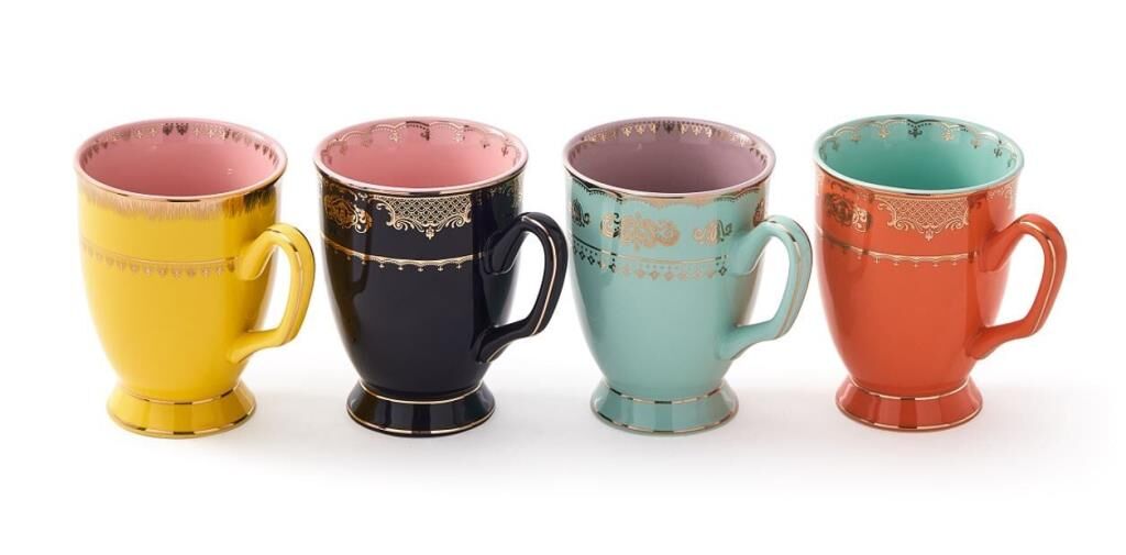 Pols Potten Grandpa 4'lü Mug Seti 300ml