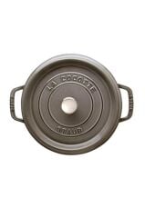 Staub La Cocotte Döküm Tencere | Grafit Gri | 24 Cm | 3,8 L | Yuvarlak