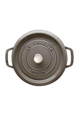 Staub La Cocotte Döküm Tencere | Grafit Gri | 24 Cm | 3,8 L | Yuvarlak