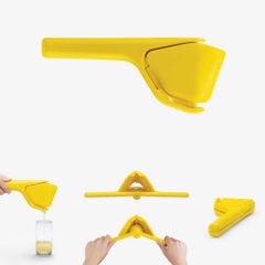 Dreamfarm Fluicer Sarı Katlanabilir Pratik Narenciye Sıkacağı 25cm