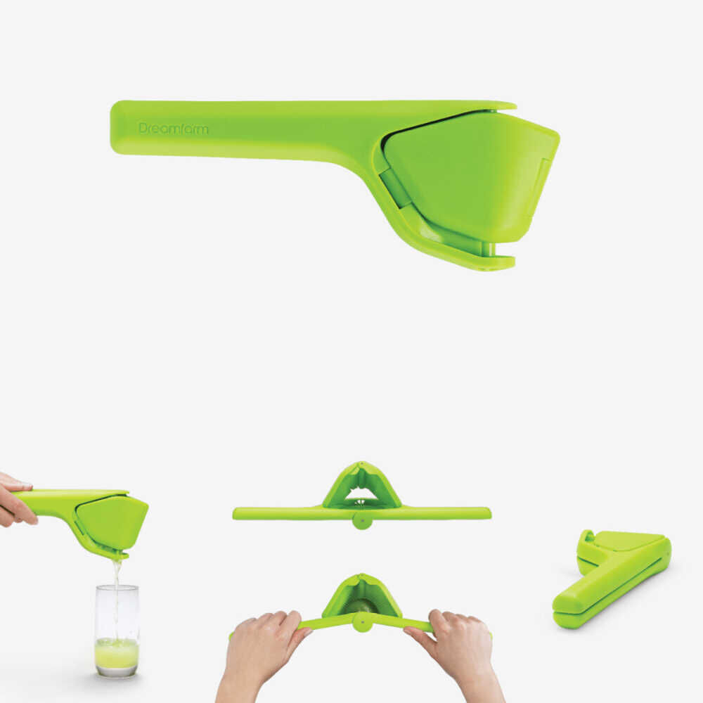 Dreamfarm Fluicer Yeşil Katlanabilir Pratik Narenciye Sıkacağı 23cm