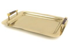 Mikasa Moor Gold Ahşap Kulp Tepsi 44x32x3cn