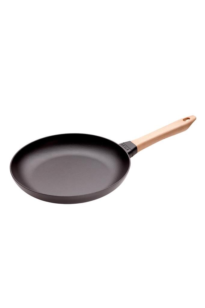 Staub La Cocotte Ahşap Saplı Kızartma Tavası | Döküm Demir | 28 Cm