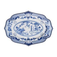 Lucky Art Luzia Bone 30 cm Oval Servis Tabağı