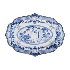 Lucky Art Luzia Bone 30 cm Oval Servis Tabağı