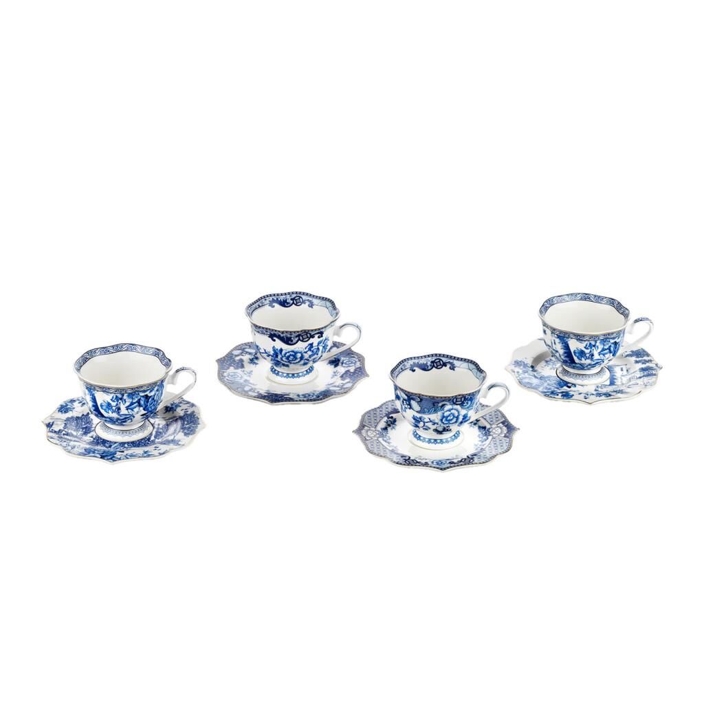 Lucky Art Luzia Bone 4’lü Çay Fincanı Seti 220 ml