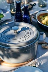Staub La Cocotte Döküm Tencere | Grafit Gri | 22 Cm | 2,5 L | Yuvarlak