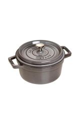 Staub La Cocotte Döküm Tencere | Grafit Gri | 22 Cm | 2,5 L | Yuvarlak