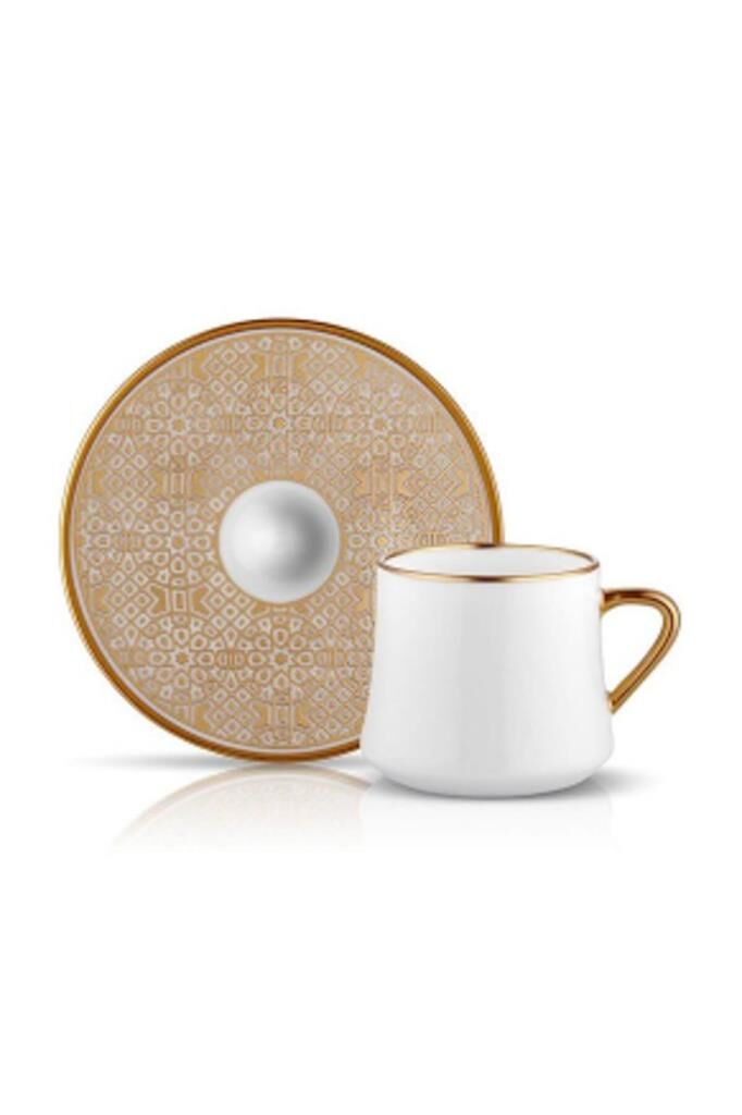 Koleksiyon Sufi Çay Fincan Seti 6'Lı Osmanlı Altın