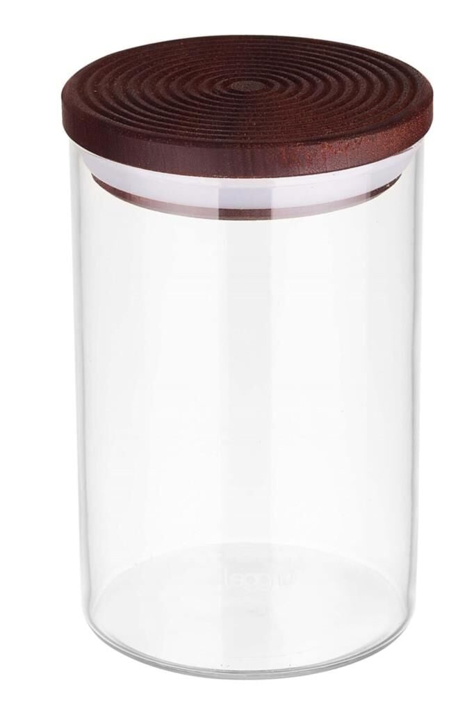 Leggno Pratico Maun Cam Saklama Kabı 15Cm