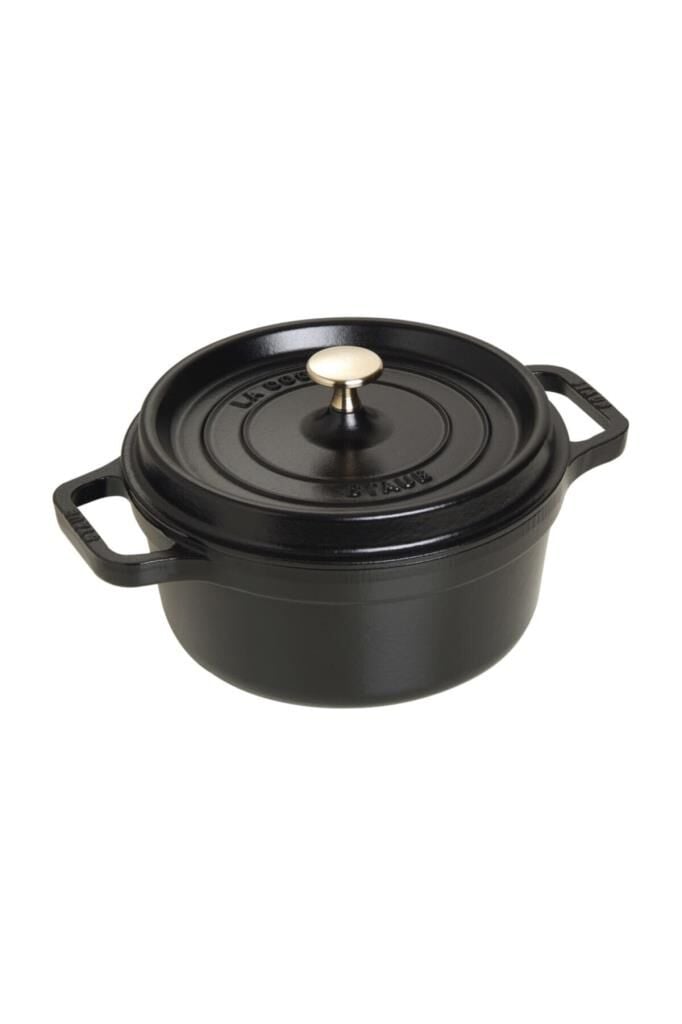 Staub La Cocotte Döküm Tencere | Siyah | 22 Cm | 2,5 L | Yuvarlak
