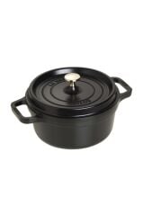 Staub La Cocotte Döküm Tencere | Siyah | 22 Cm | 2,5 L | Yuvarlak