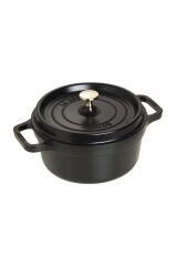 Staub La Cocotte Döküm Tencere | Siyah | 22 Cm | 2,5 L | Yuvarlak