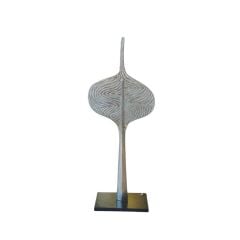 Mikasa Moor Gümüş Detaylı Resin Obje 48cm