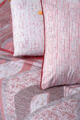 Sarev Pedro Kırmızı %100 Ipliği Boyalı Pamuk Bebek Nevresim Takımı