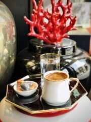 Ferotti Tek Kişilik Kahve Keyfi Seti Siyah