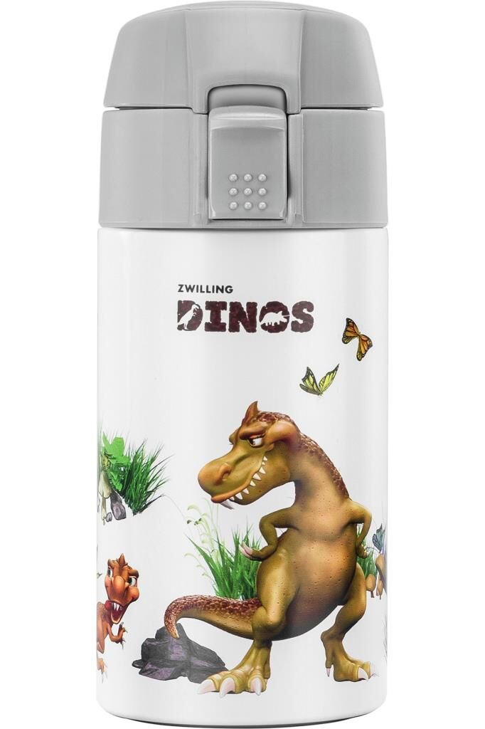 Zwilling Bottle Dinos Matara, 350 Ml, Paslanmaz Çelik, Beyaz-Gri