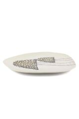 Mikasa Moor Amorf Yeşil Oval Seramik Servis 45X32Cm