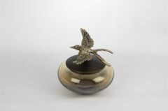 Mikasa Moor Bronz Kırlangıç Cam Obje 15x17cm