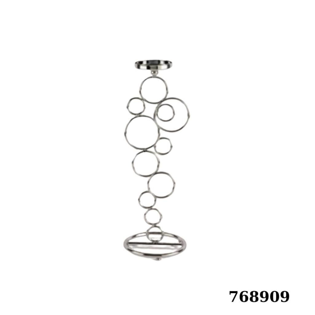 Mikasa Moor Gümüş Daireli Şamdan 30cm