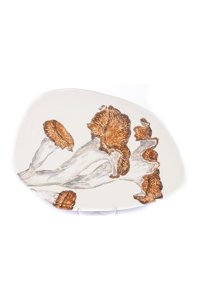 Mikasa Moor Amorf Turuncu Seramik Oval Servis 45X32Cm