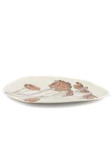 Mikasa Moor Amorf Turuncu Seramik Oval Servis 45X32Cm