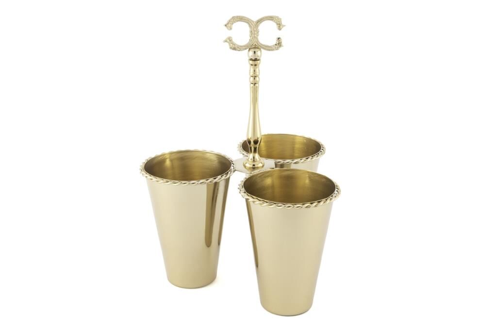 Mikasa Moor Gold 3lü Dek Sunumluk 23x31cm