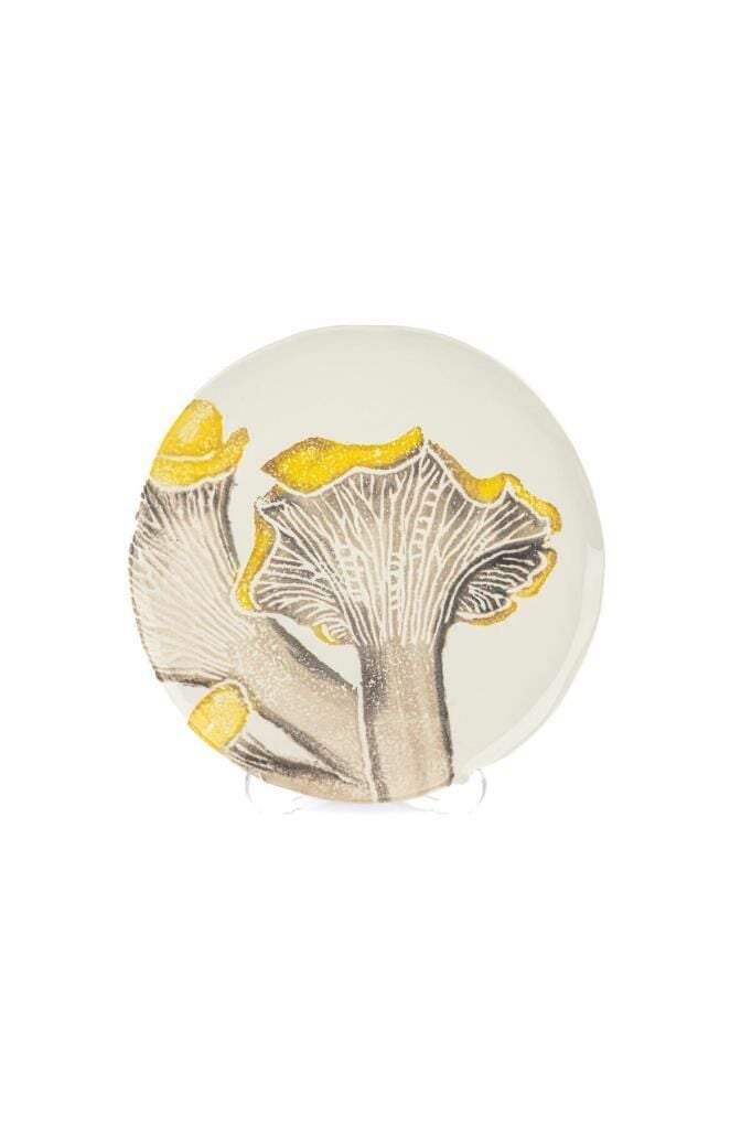 Mikasa Moor Amorf Sarı Seramik Pasta Tabağı 23Cm