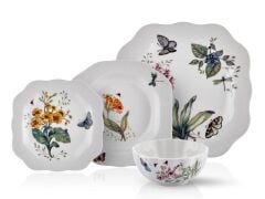 Joy Carmen Butterfly 24 Parça Yemek Takımı
