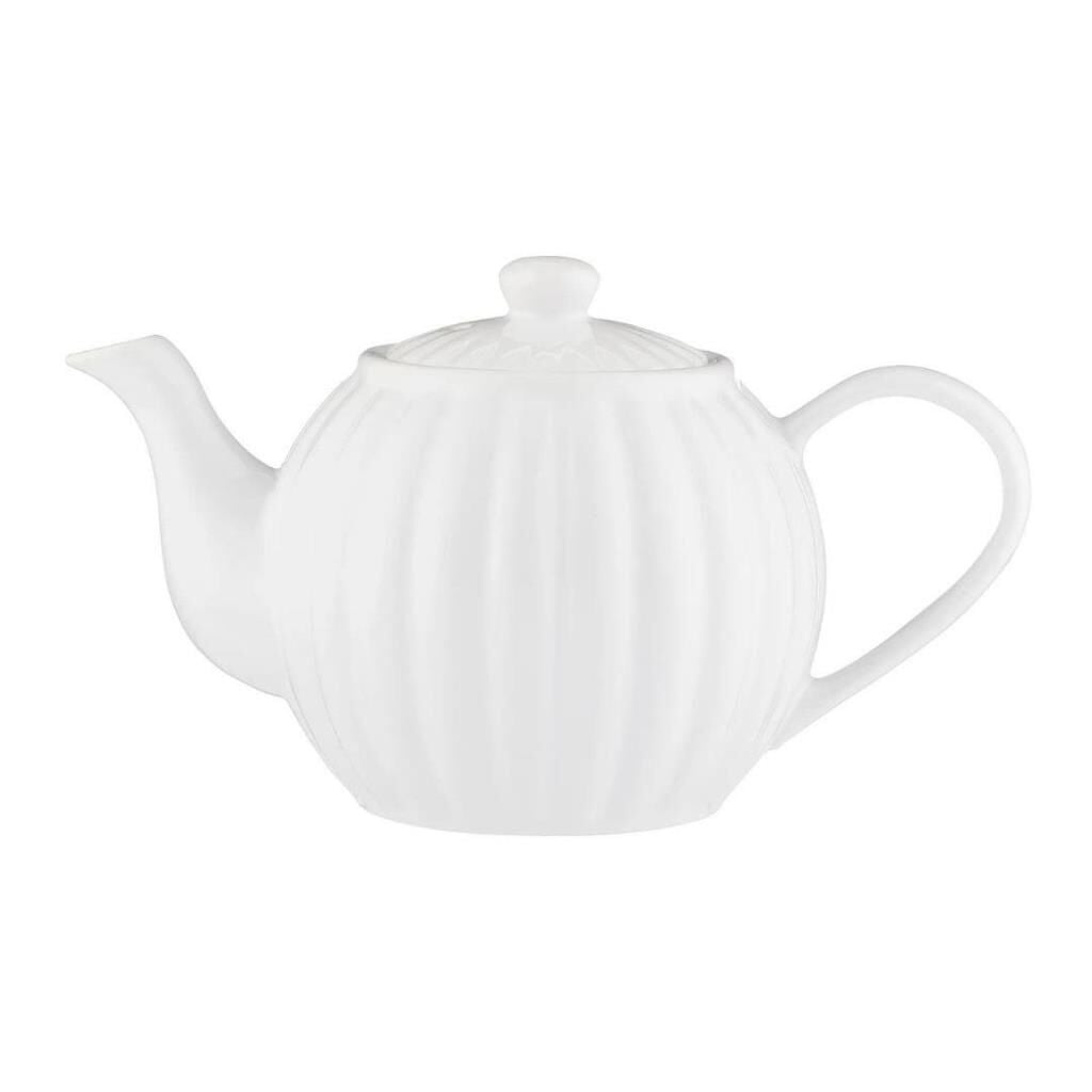 Price & Kensington Luxe Kabartmalı Demlik 1100 ml Beyaz