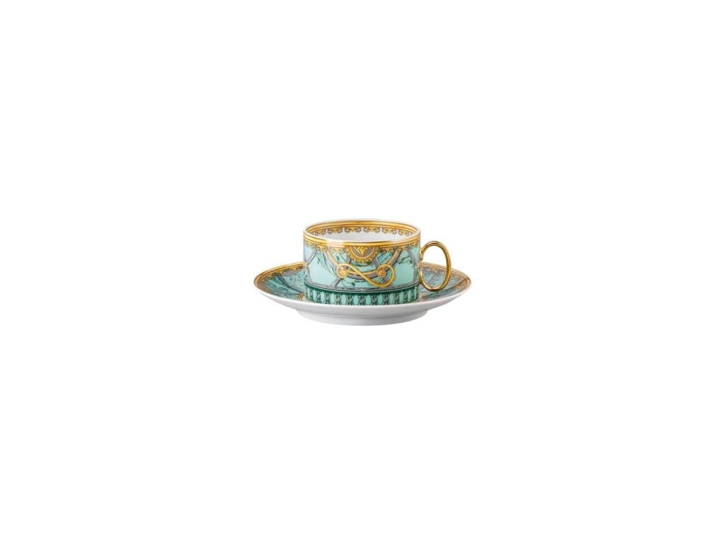 Versace Çay Fincan-Tabak La Scala del Palazzo Yeşil