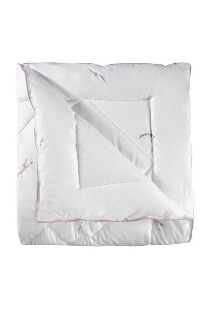 Sarev Lavander Mikro Jel Yorgan Tek Kişilik Beyaz