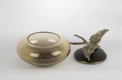 Mikasa Moor Bronz Kırlangıç Cam Obje 20x24cm