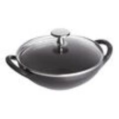 Staub La Cocotte Demir Döküm Siyah Mini Wok 16 Cm