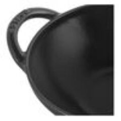 Staub La Cocotte Demir Döküm Siyah Mini Wok 16 Cm