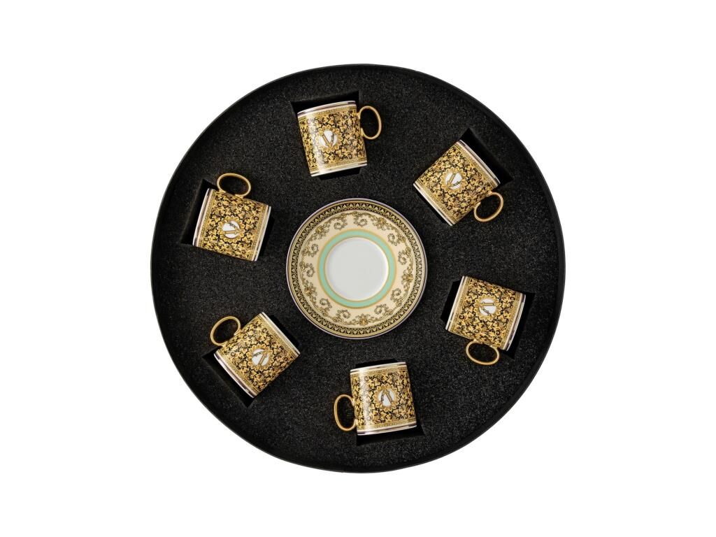 Versace Espresso Set 6 lı Barocco Mosaic