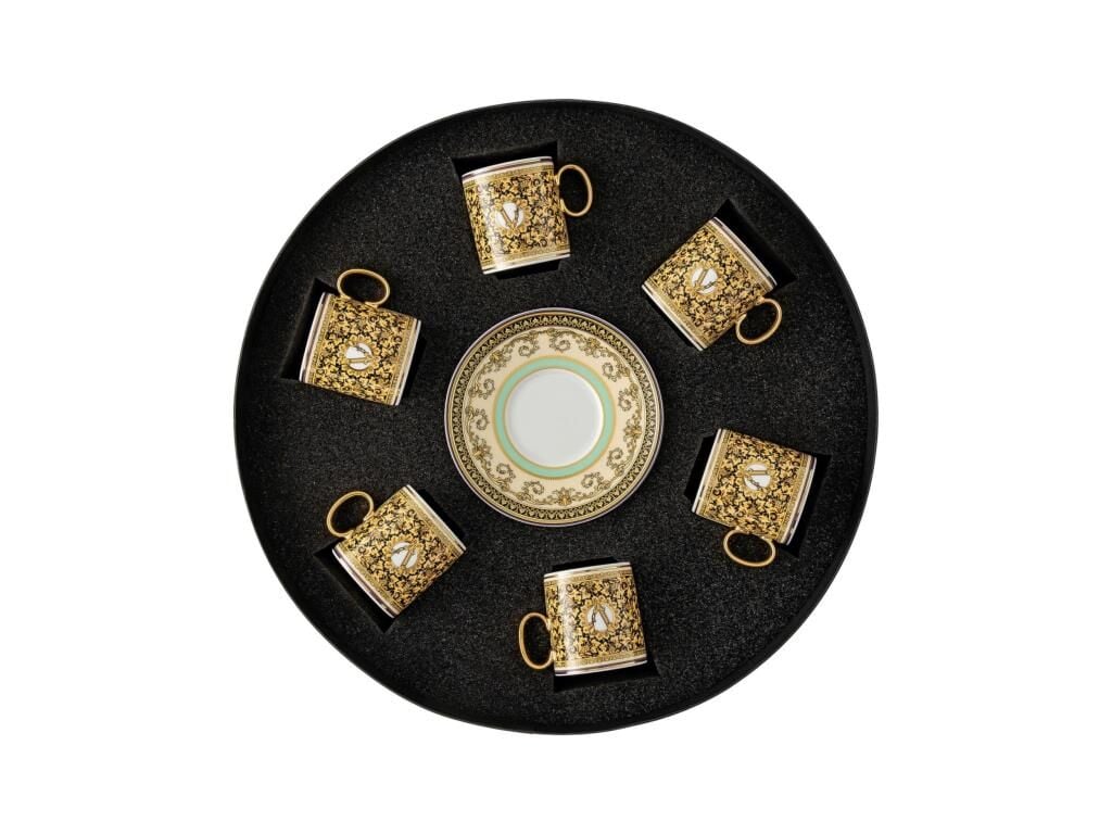 Versace Espresso Set 6 lı Barocco Mosaic