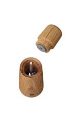 Crush Grind Stockholm 2 Parça Tuz Ve Karabiber Değirmen Seti 11 Cm - Oak-Meşe Rengi