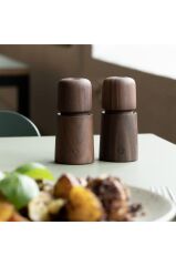 Crush Grind Stockholm Tuz Ve Karabiber Değirmeni 11 Cm Walnut-Ceviz Ağacı